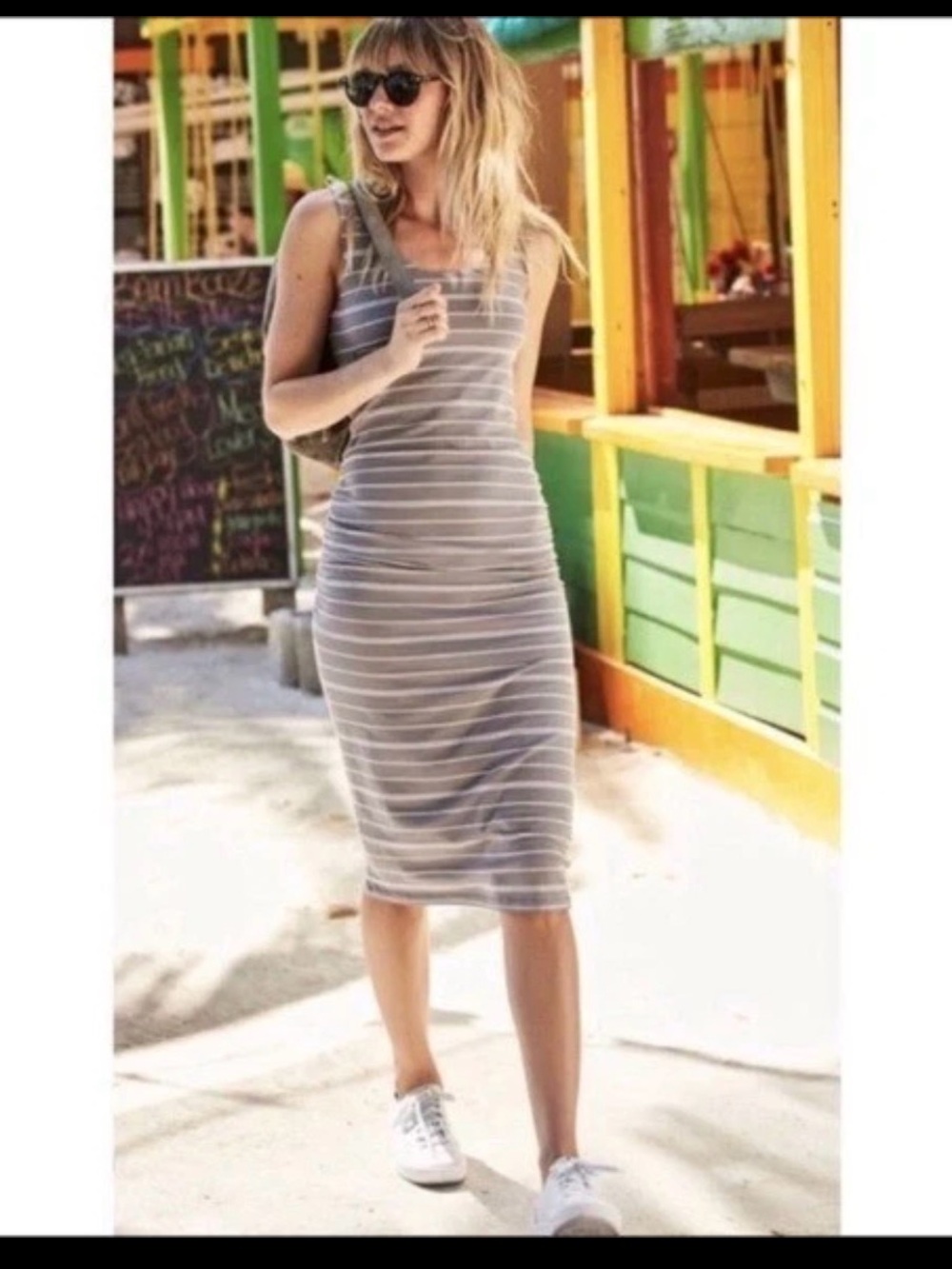 Athleta Comeback Tank Midi Dress - L NWT